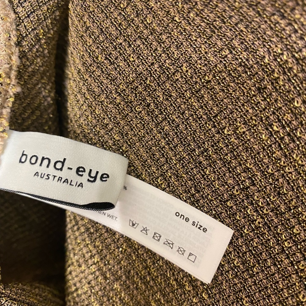 BOUND BY BOND-EYE The Mara One-Piece Swimsuit Bronze Lurex Waffle - Picture 6 of 6